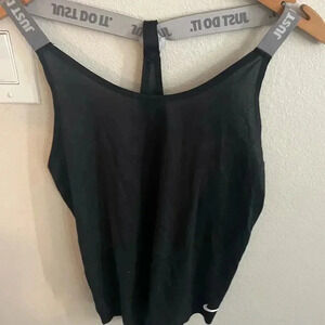 Nike black workout tank top size Small